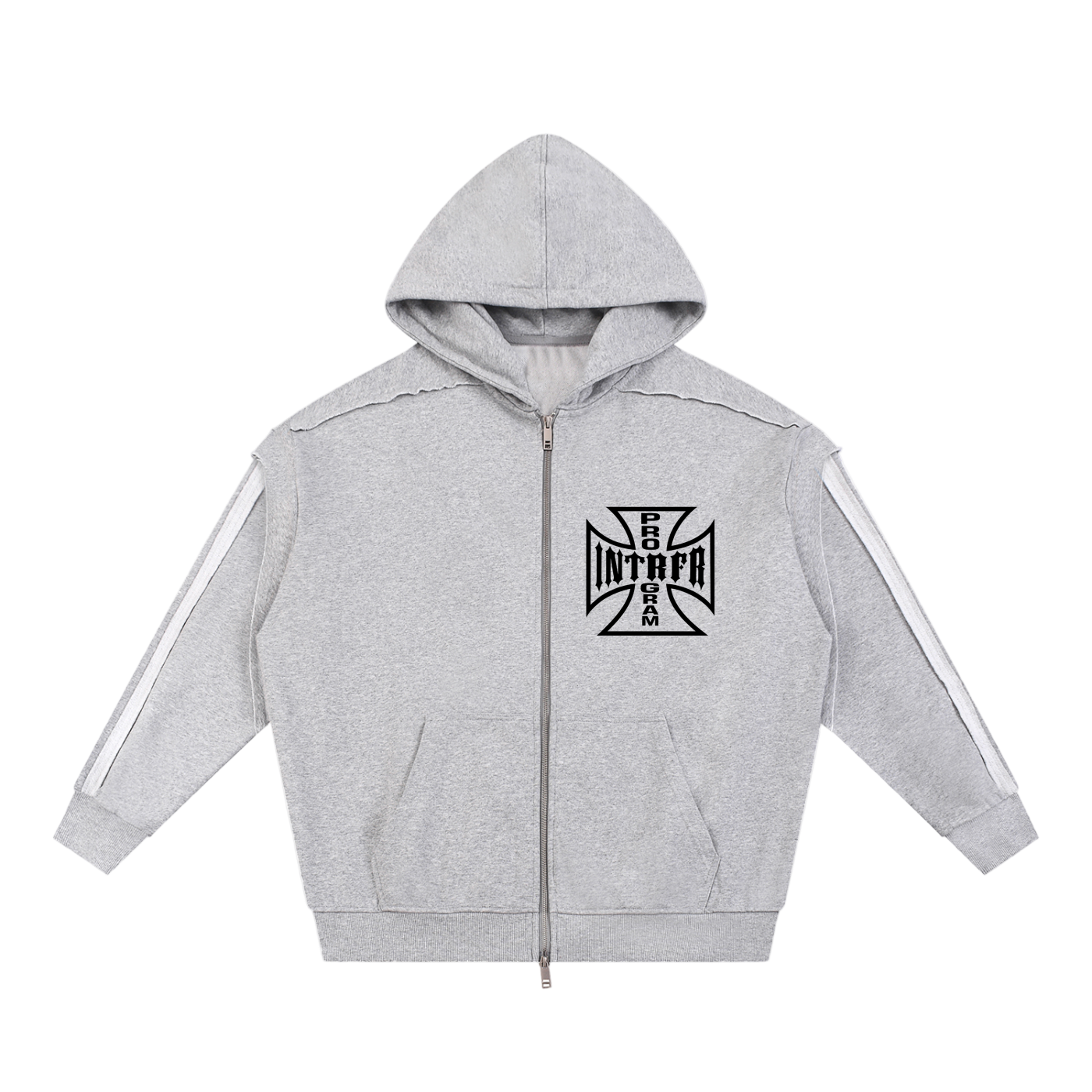 cross,intrfr program,set,track suit,unisex,tape,double zipper