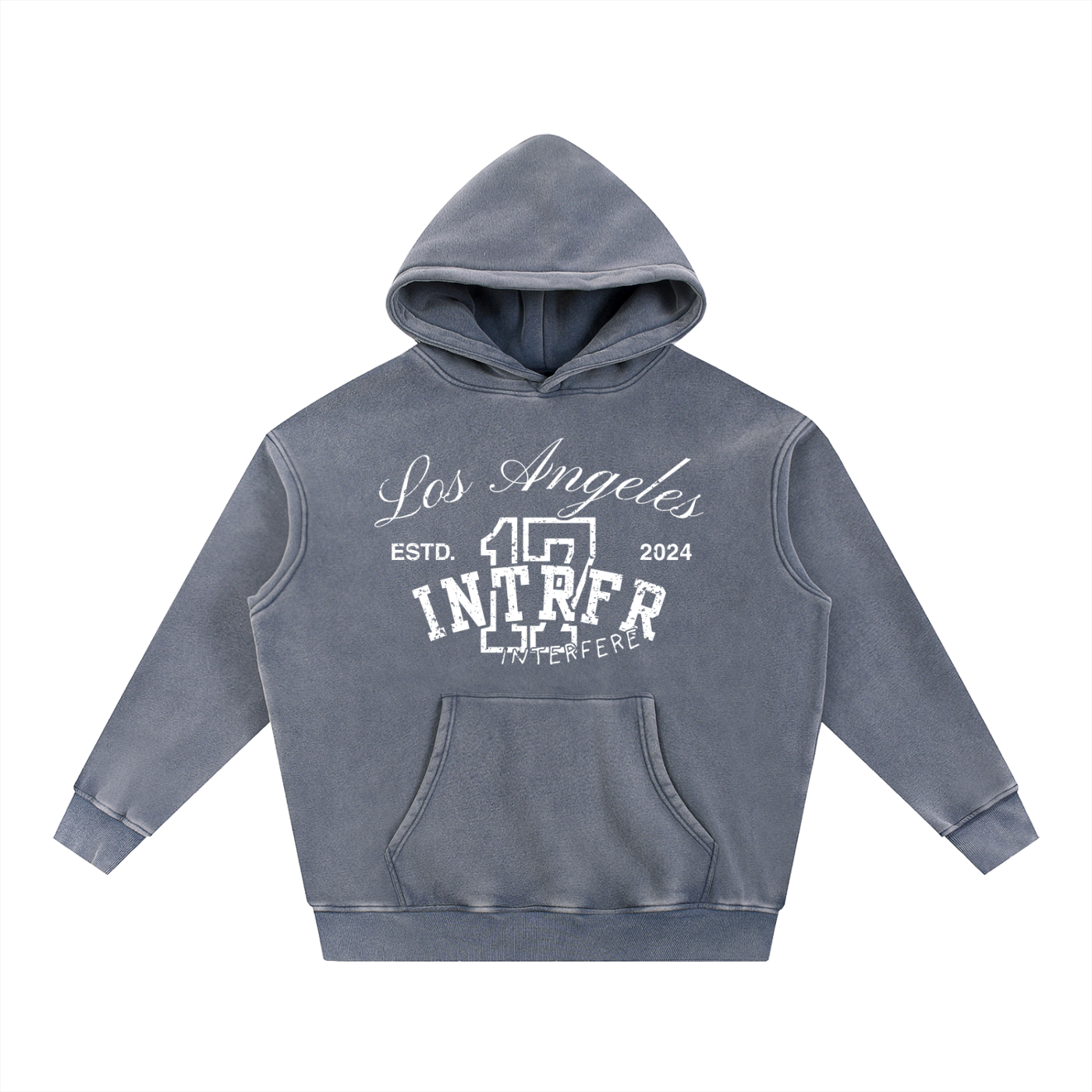 los angeles,17,interfere,hoodie,unisex
