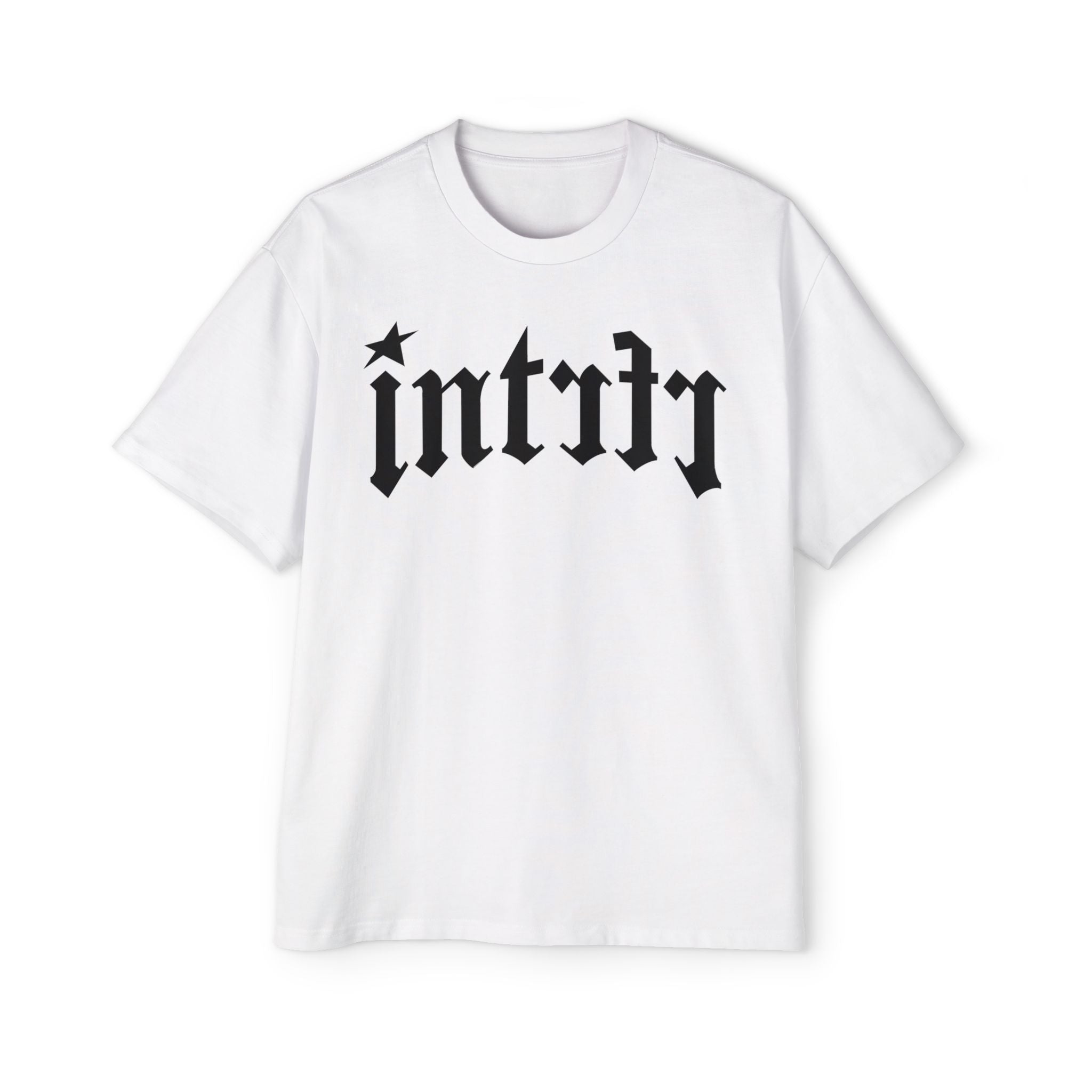 Intrfr Old-English Crest Heavy Oversized Tee