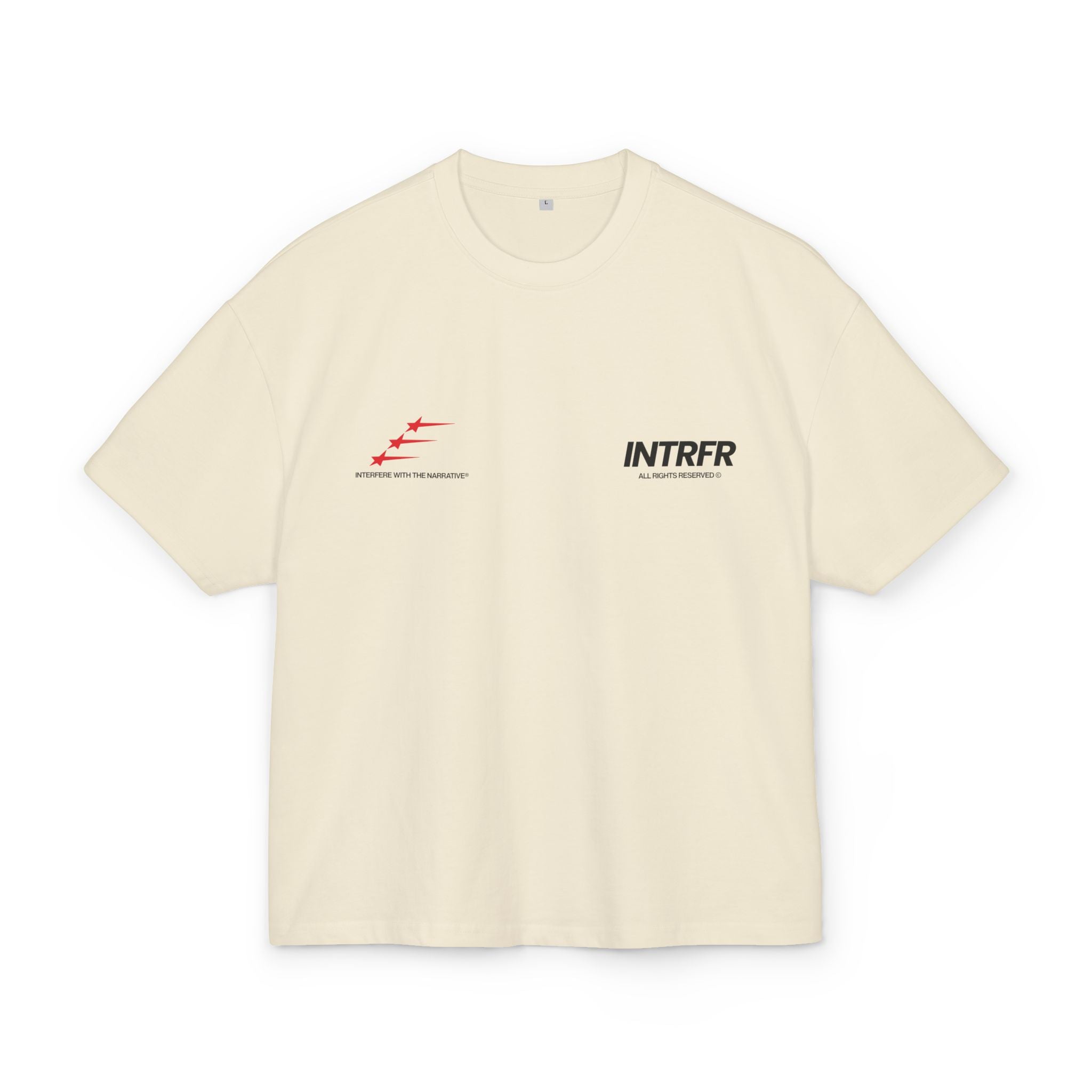 tri star heavy oversized box tee