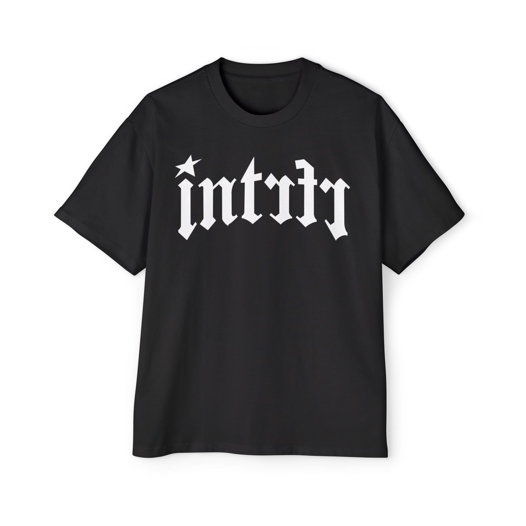 Intrfr Old-English Crest Heavy Oversized Tee