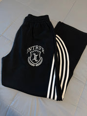 Unisex Stripe Straight Sweatpants