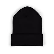 script cuffed beanie