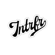 Intrfr Baseball Script Logo Sticker