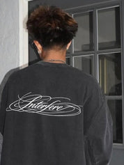 washed oversized thermal