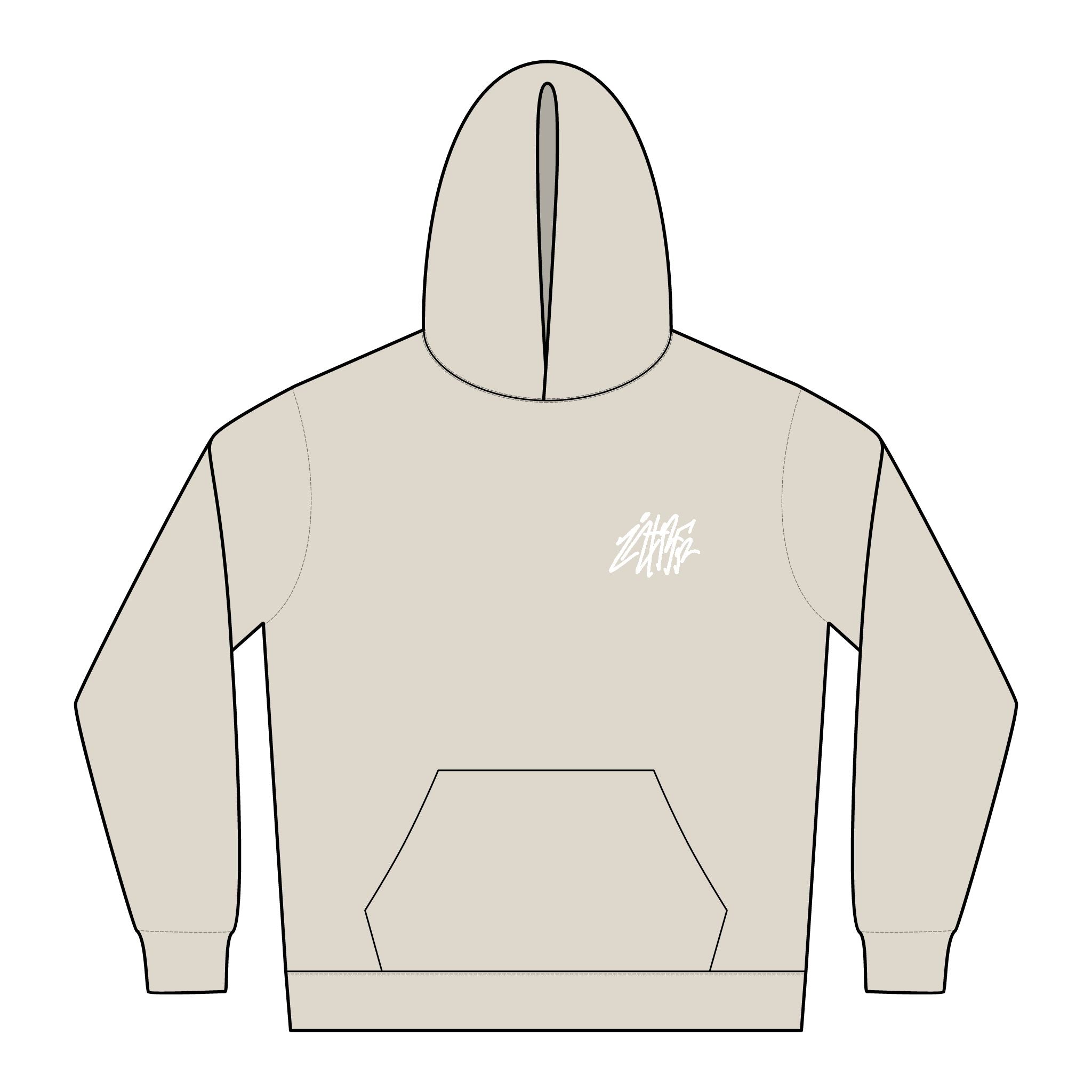 intrfr tag relaxed hoodie