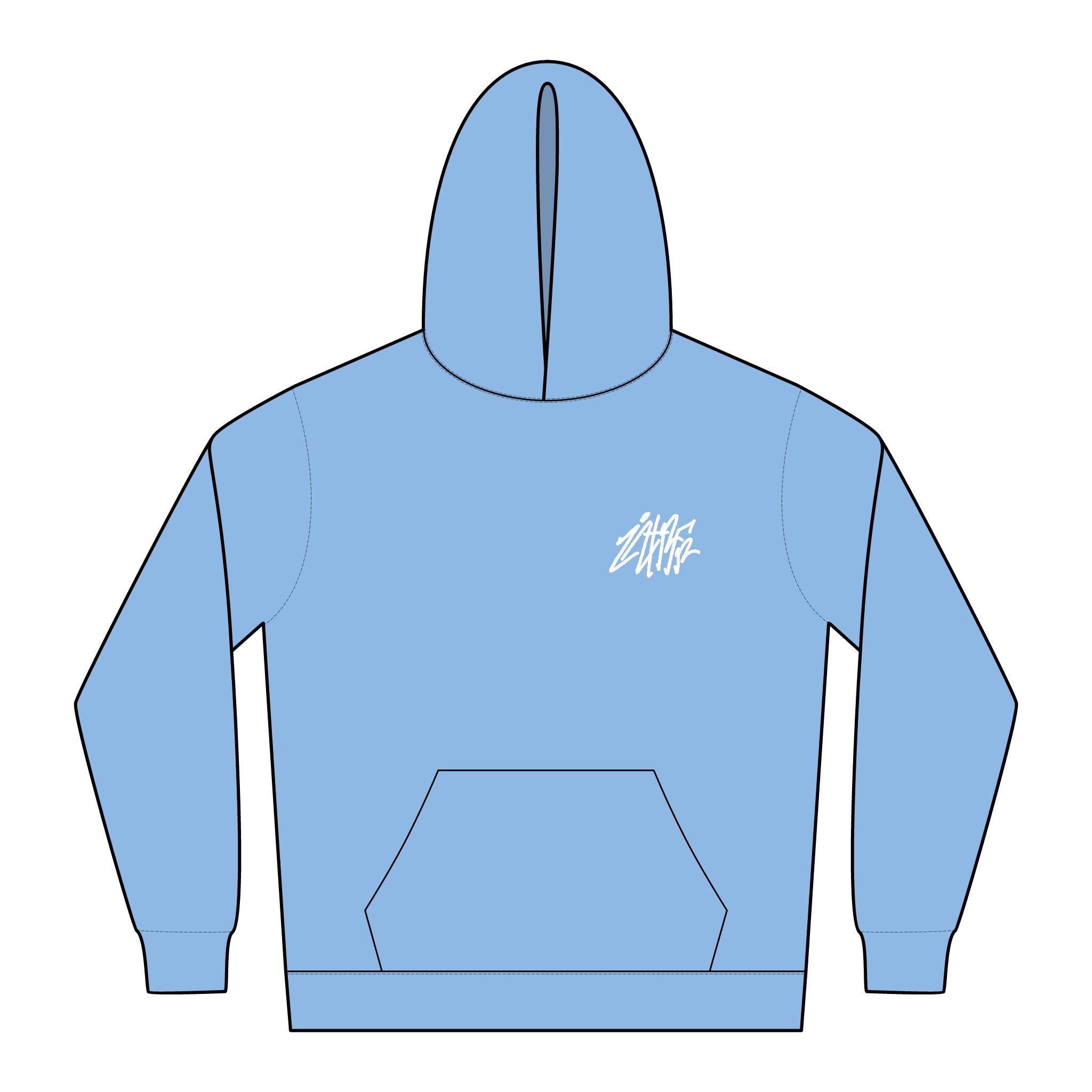 intrfr tag relaxed hoodie