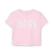 Intrfr Old-English Crest Women's Baby Tee