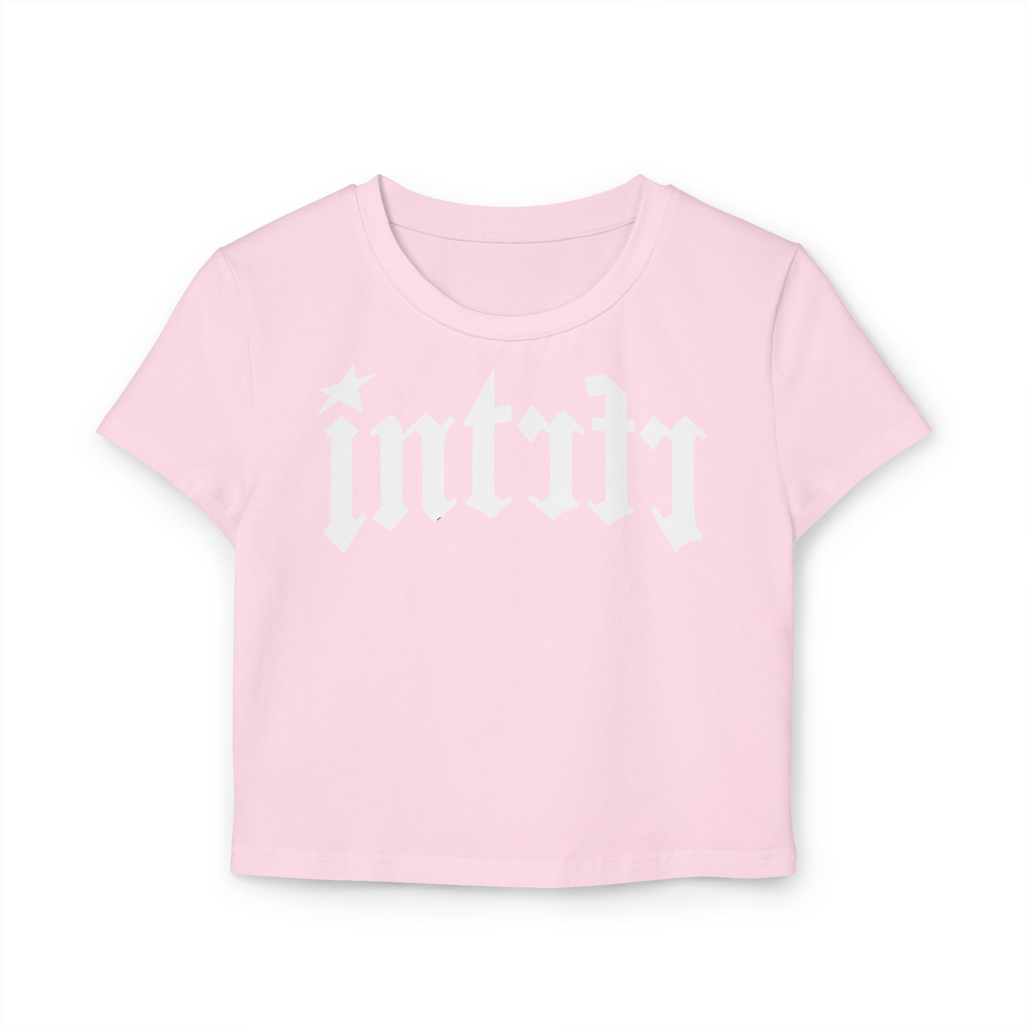 Intrfr Old-English Crest Women's Baby Tee