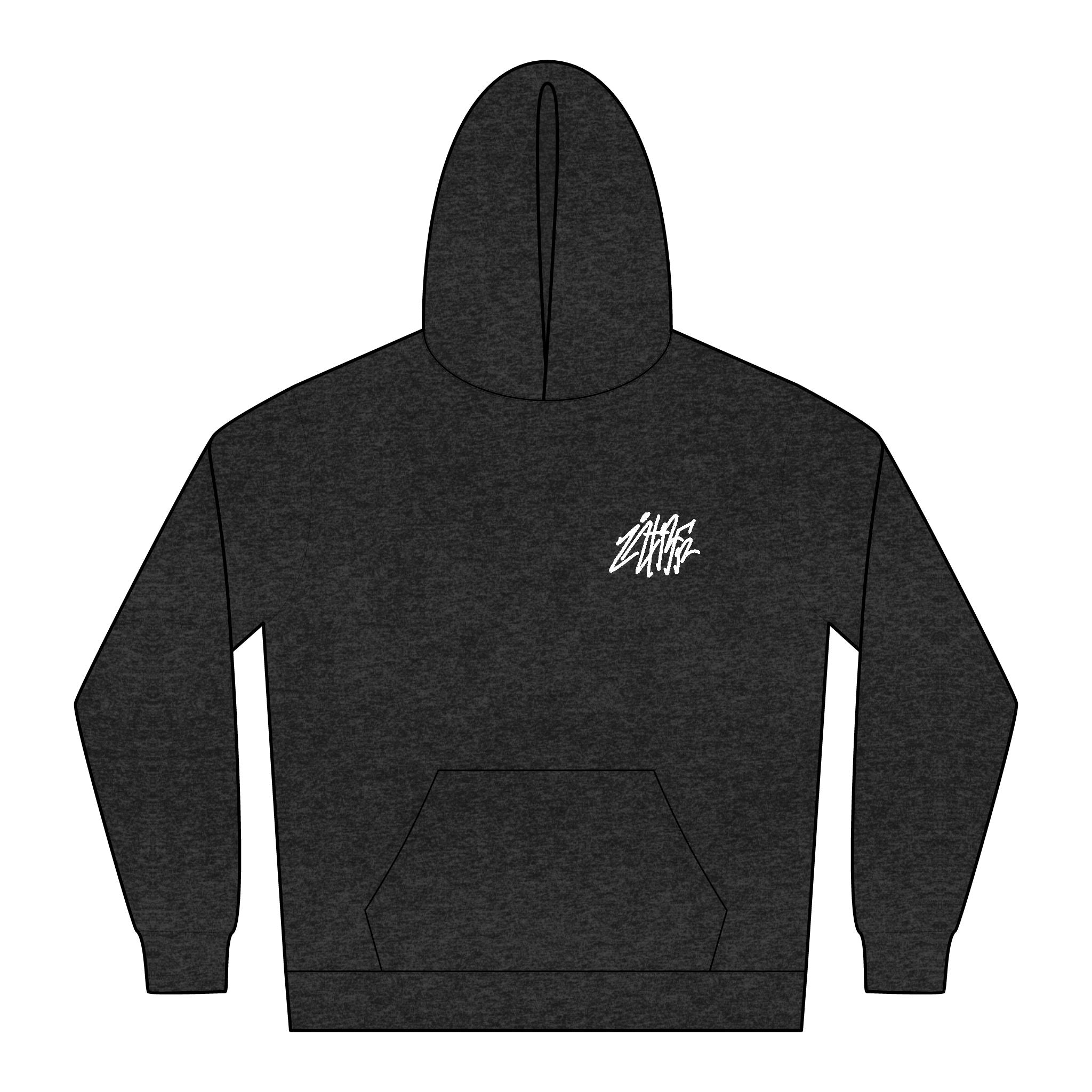intrfr tag relaxed hoodie