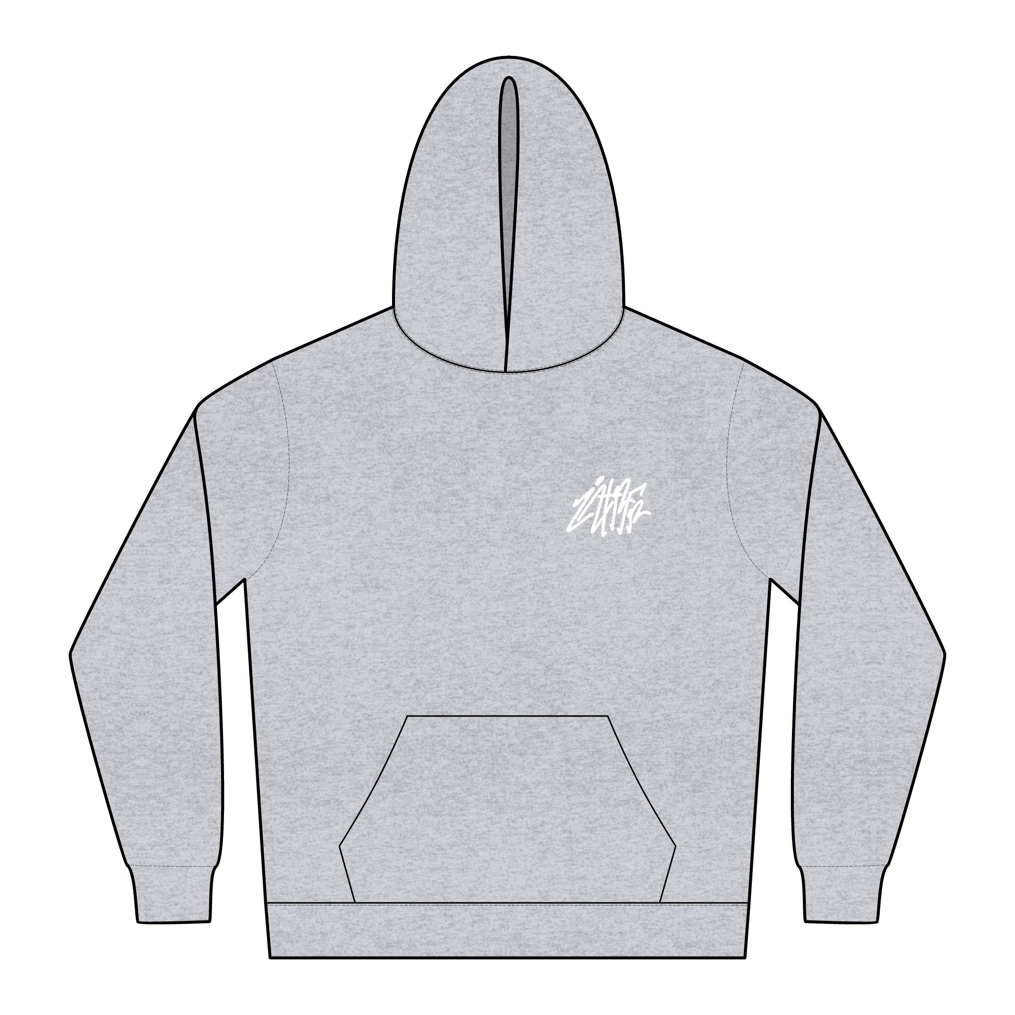 intrfr tag relaxed hoodie