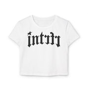 Intrfr Old-English Crest Women's Baby Tee