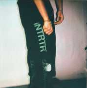 chrome glitch pure cotton washed sweatpants