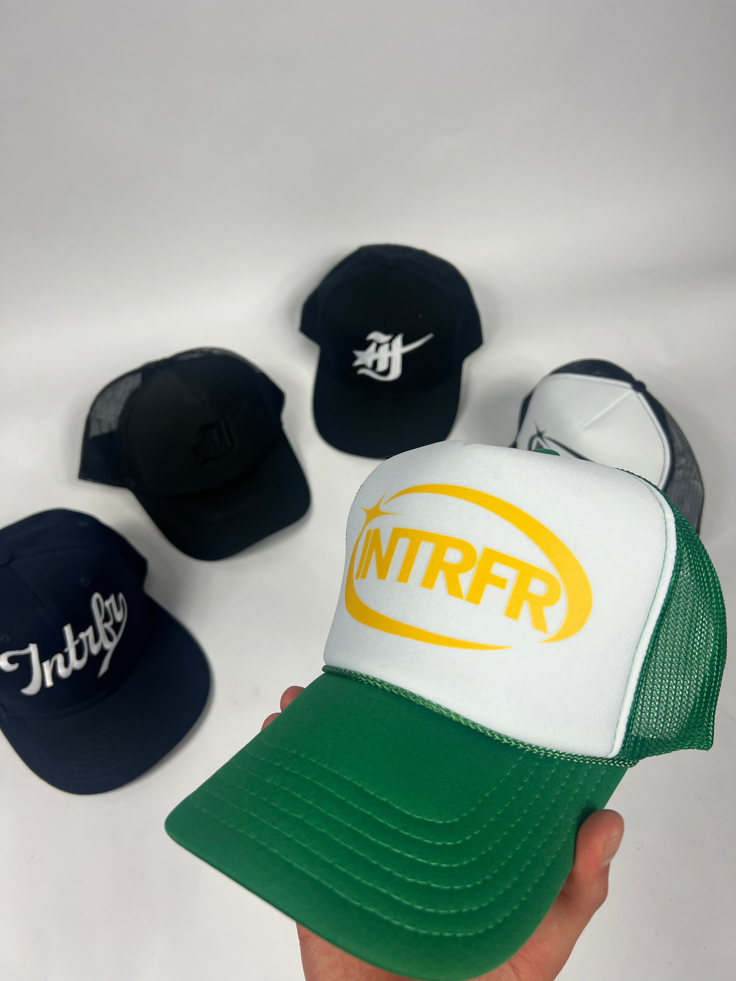 oval logo trucker caps