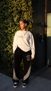 Unisex Stripe Straight Sweatpants