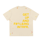 intrfr,get up and interfere,interfere with the narrative,unisex,paint splatter