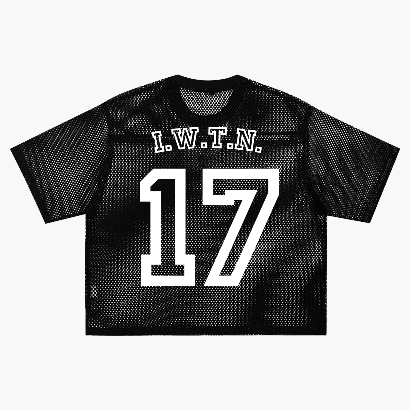 jersey,unisex,open net,mesh,17,iwtn,interfere with the narative,script,intrfr