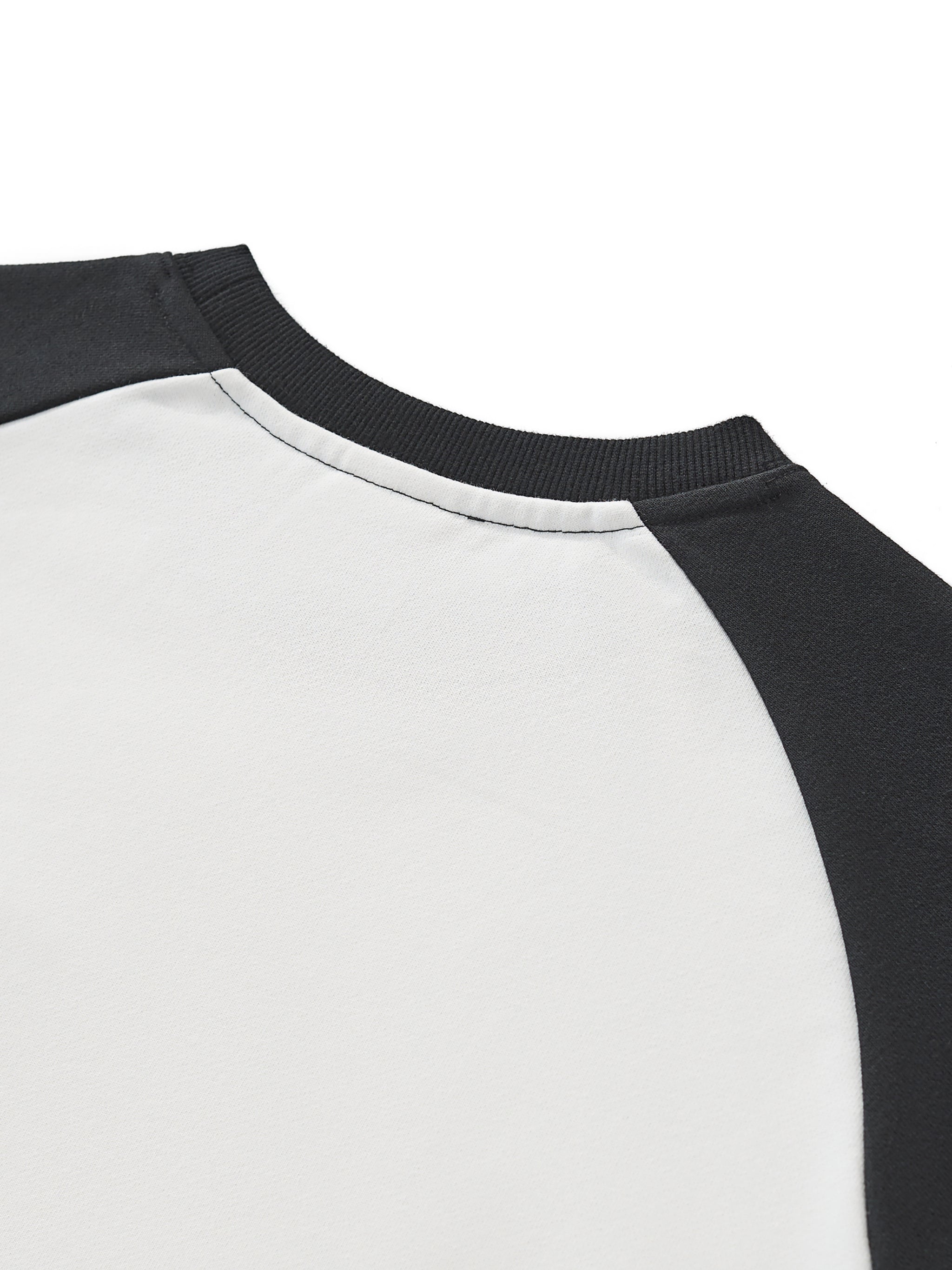 cropped,hem,tee,women,baseball,heavywieght,intrfr,los angeles,script,color block