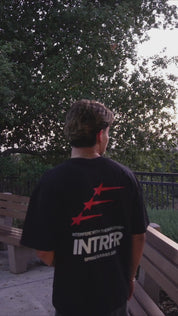tri star heavy oversized box tee